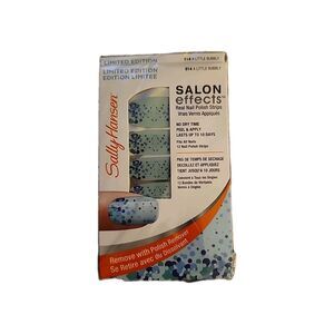 2 Packs NEW Sally Hansen Salon Effects Nail Polish Strips 014 A Little Bubbly